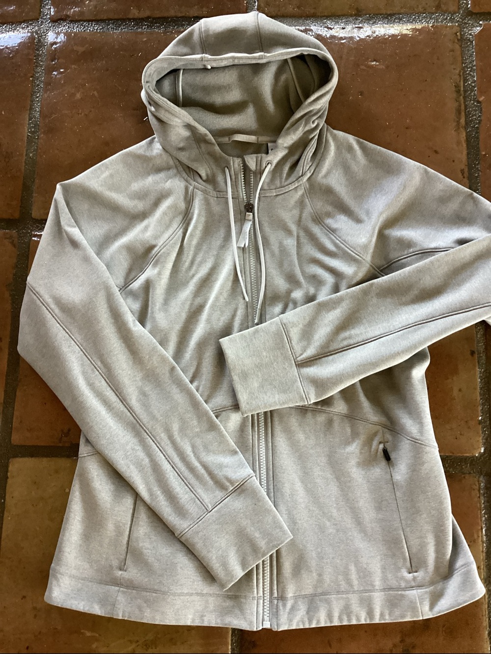 Athleta Full Zip Hoody with Zip Pockets